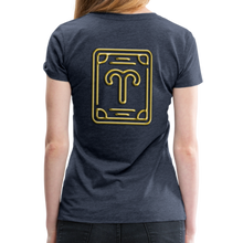 Load image into Gallery viewer, Aries Women’s Premium T-Shirt - heather blue