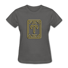 Load image into Gallery viewer, Aries Gold Women&#39;s T-Shirt - charcoal