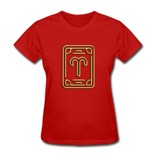 Load image into Gallery viewer, Aries Gold Women&#39;s T-Shirt - red