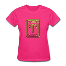 Load image into Gallery viewer, Aries Gold Women&#39;s T-Shirt - fuchsia
