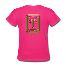 Load image into Gallery viewer, Aries Gold Women&#39;s T-Shirt - fuchsia