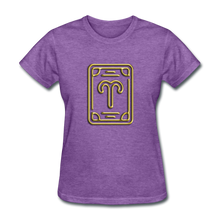 Load image into Gallery viewer, Aries Gold Women&#39;s T-Shirt - purple heather