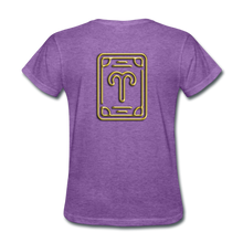 Load image into Gallery viewer, Aries Gold Women&#39;s T-Shirt - purple heather