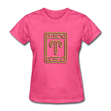Load image into Gallery viewer, Aries Gold Women&#39;s T-Shirt - heather pink