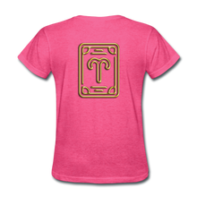 Load image into Gallery viewer, Aries Gold Women&#39;s T-Shirt - heather pink