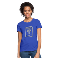 Carica l&#39;immagine nel visualizzatore di Gallery, Aries Chrome Women&#39;s T-Shirt - royal blue
