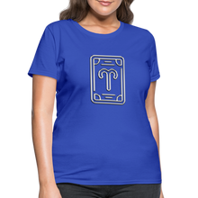 Carica l&#39;immagine nel visualizzatore di Gallery, Aries Chrome Women&#39;s T-Shirt - royal blue
