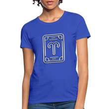 Carica l&#39;immagine nel visualizzatore di Gallery, Aries Chrome Women&#39;s T-Shirt - royal blue