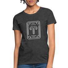 Carica l&#39;immagine nel visualizzatore di Gallery, Aries Chrome Women&#39;s T-Shirt - heather black