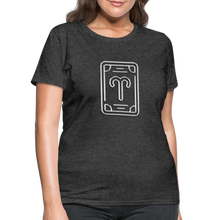 Carica l&#39;immagine nel visualizzatore di Gallery, Aries Chrome Women&#39;s T-Shirt - heather black