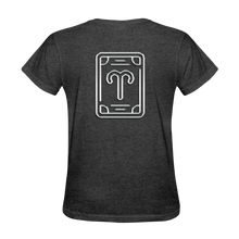 Carica l&#39;immagine nel visualizzatore di Gallery, Aries Chrome Women&#39;s T-Shirt - heather black