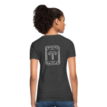 Carica l&#39;immagine nel visualizzatore di Gallery, Aries Chrome Women&#39;s T-Shirt - heather black