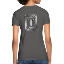 Carica l&#39;immagine nel visualizzatore di Gallery, Aries Chrome Women&#39;s T-Shirt - charcoal