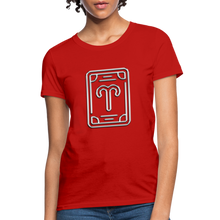 Carica l&#39;immagine nel visualizzatore di Gallery, Aries Chrome Women&#39;s T-Shirt - red