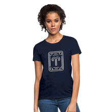 Carica l&#39;immagine nel visualizzatore di Gallery, Aries Chrome Women&#39;s T-Shirt - navy