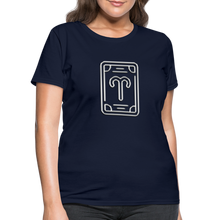 Carica l&#39;immagine nel visualizzatore di Gallery, Aries Chrome Women&#39;s T-Shirt - navy