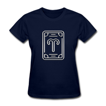 Carica l&#39;immagine nel visualizzatore di Gallery, Aries Chrome Women&#39;s T-Shirt - navy