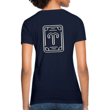 Carica l&#39;immagine nel visualizzatore di Gallery, Aries Chrome Women&#39;s T-Shirt - navy
