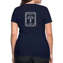 Carica l&#39;immagine nel visualizzatore di Gallery, Aries Chrome Women&#39;s T-Shirt - navy