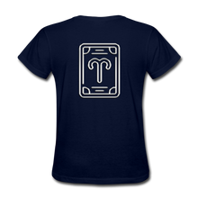 Carica l&#39;immagine nel visualizzatore di Gallery, Aries Chrome Women&#39;s T-Shirt - navy