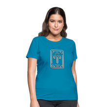 Carica l&#39;immagine nel visualizzatore di Gallery, Aries Chrome Women&#39;s T-Shirt - turquoise