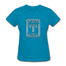 Carica l&#39;immagine nel visualizzatore di Gallery, Aries Chrome Women&#39;s T-Shirt - turquoise