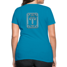 Carica l&#39;immagine nel visualizzatore di Gallery, Aries Chrome Women&#39;s T-Shirt - turquoise