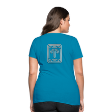 Carica l&#39;immagine nel visualizzatore di Gallery, Aries Chrome Women&#39;s T-Shirt - turquoise
