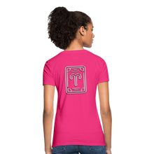 Carica l&#39;immagine nel visualizzatore di Gallery, Aries Chrome Women&#39;s T-Shirt - fuchsia