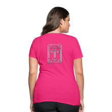 Carica l&#39;immagine nel visualizzatore di Gallery, Aries Chrome Women&#39;s T-Shirt - fuchsia