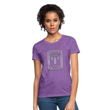 Carica l&#39;immagine nel visualizzatore di Gallery, Aries Chrome Women&#39;s T-Shirt - purple heather