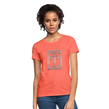 Carica l&#39;immagine nel visualizzatore di Gallery, Aries Chrome Women&#39;s T-Shirt - heather coral