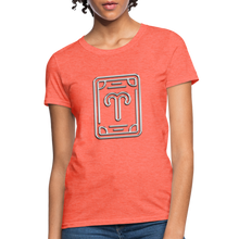Carica l&#39;immagine nel visualizzatore di Gallery, Aries Chrome Women&#39;s T-Shirt - heather coral