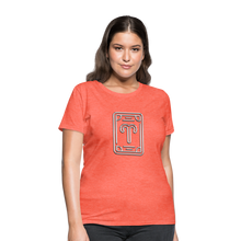 Carica l&#39;immagine nel visualizzatore di Gallery, Aries Chrome Women&#39;s T-Shirt - heather coral