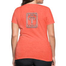 Carica l&#39;immagine nel visualizzatore di Gallery, Aries Chrome Women&#39;s T-Shirt - heather coral