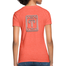Carica l&#39;immagine nel visualizzatore di Gallery, Aries Chrome Women&#39;s T-Shirt - heather coral