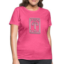 Carica l&#39;immagine nel visualizzatore di Gallery, Aries Chrome Women&#39;s T-Shirt - heather pink