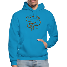Carica l&#39;immagine nel visualizzatore di Gallery, Magic Smoke Gildan Heavy Blend Adult Hoodie - turquoise