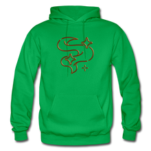 Carica l&#39;immagine nel visualizzatore di Gallery, Magic Smoke Gildan Heavy Blend Adult Hoodie - kelly green