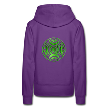 Carica l&#39;immagine nel visualizzatore di Gallery, Green Metal Sun Tribe Women’s Premium Hoodie - purple
