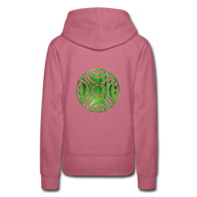 Carica l&#39;immagine nel visualizzatore di Gallery, Green Metal Sun Tribe Women’s Premium Hoodie - mauve