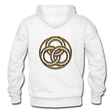 Load image into Gallery viewer, Tri Circle Gildan Heavy Blend Adult Hoodie - white