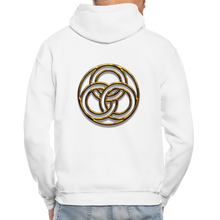Load image into Gallery viewer, Tri Circle Gildan Heavy Blend Adult Hoodie - white