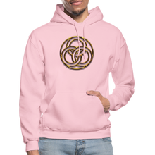 Load image into Gallery viewer, Tri Circle Gildan Heavy Blend Adult Hoodie - light pink