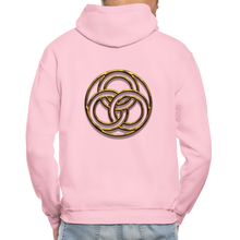 Load image into Gallery viewer, Tri Circle Gildan Heavy Blend Adult Hoodie - light pink