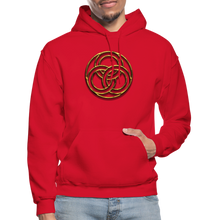 Load image into Gallery viewer, Tri Circle Gildan Heavy Blend Adult Hoodie - red