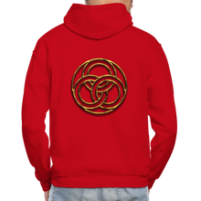 Load image into Gallery viewer, Tri Circle Gildan Heavy Blend Adult Hoodie - red