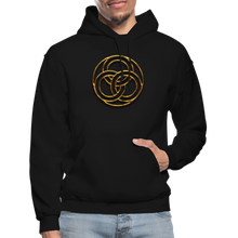 Load image into Gallery viewer, Tri Circle Gildan Heavy Blend Adult Hoodie - black