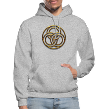 Load image into Gallery viewer, Tri Circle Gildan Heavy Blend Adult Hoodie - heather gray