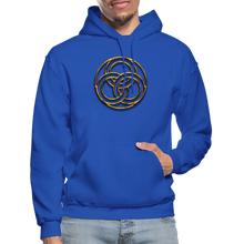 Load image into Gallery viewer, Tri Circle Gildan Heavy Blend Adult Hoodie - royal blue